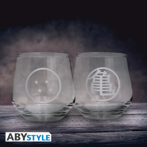 DRAGON BALL - 2 Glass Set - Kame & Dragon ball EUROPE x2