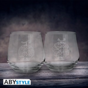 ONE PIECE  - 2 Glass Set - Devils Fruits EUROPE x2