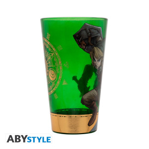 THE LEGEND OF ZELDA - Premium Large Glass - 400ml - Link x2