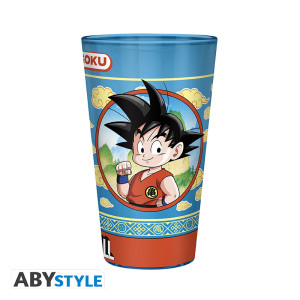 DRAGON BALL - Large Glass - 400ml -Goku & the Flying Nimbus-boxx2