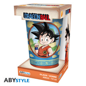 DRAGON BALL - Large Glass - 400ml -Goku & the Flying Nimbus-boxx2