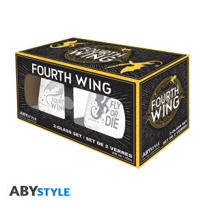 FOURTH WING - 2 Glass Set Dragons EUROPE x2
