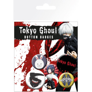 TOKYO GHOUL - Pack de Badges – Mix X4