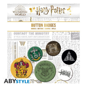 HARRY POTTER - Badge Pack - Mix X4 *