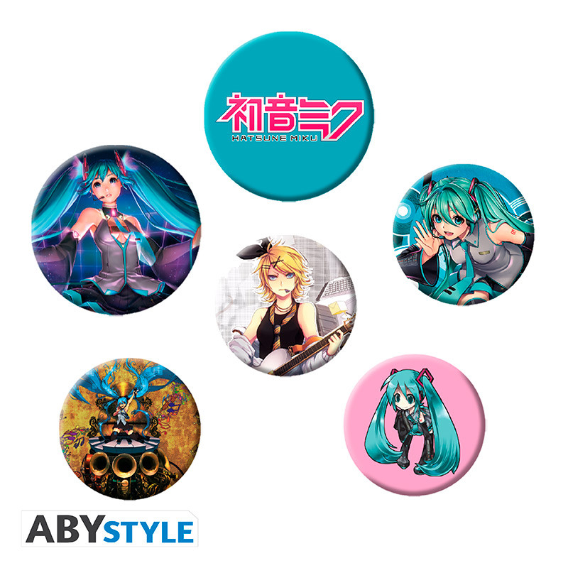 HATSUNE MIKU - Badge Pack - Mix X4