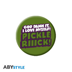RICK AND MORTY - Badge Pack - Pickle Rick X4*