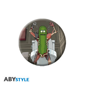 RICK AND MORTY - Badge Pack - Pickle Rick X4*