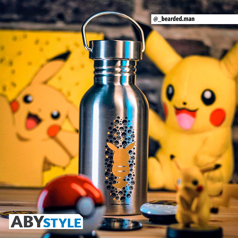 POKEMON - Canteen Steel Bottle - Pikachu*