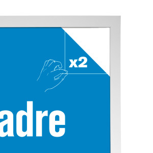 GBEYE - MDF White Frame - A1 - 59.4 x 84.1cm - X2*
