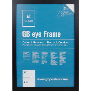 GBEYE - Cadre MDF Noir - A2 - 42 x 59,4 cm - X2*