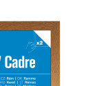 GBEYE - Cadre MDF Chêne - A2 - 42 x 59,4 cm - X2*