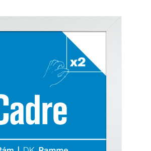 GBEYE - Cadre MDF Blanc - A3 - 29.7 x 42 cm - X2*
