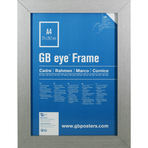 GBEYE - Cadre MDF Argent - A4 - 21 x 29,7 cm - X2*