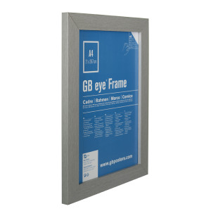 GBEYE - Cadre MDF Argent - A4 - 21 x 29,7 cm - X2*