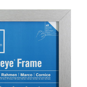 GBEYE - Cadre MDF Argent - A4 - 21 x 29,7 cm - X2*