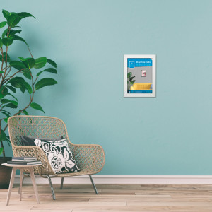 GBEYE - MDF White Frame - A4 - A4 - 21 x 29,7cm - X2*