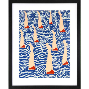 GBEYE - Tirage encadré "Bañistas par Jota de Jai" (40x50cm) x2