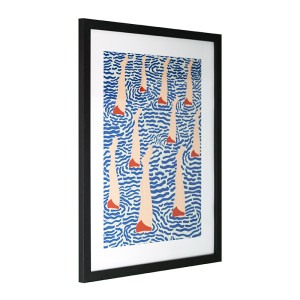 GBEYE - Tirage encadré "Bañistas par Jota de Jai" (40x50cm) x2