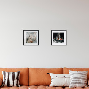 GBEYE - Framed print "Colours of Tokyo by Carmine Chiri" (40x40cm) x2