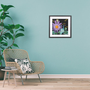 GBEYE - Framed print "Lotus by Isabelle Ri" (40x40cm) x2