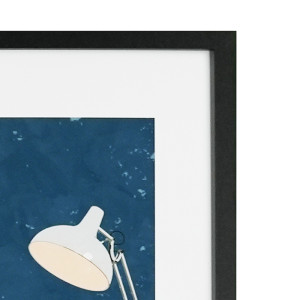 GBEYE - Framed print "Cheetah playing piano by Sarah Ma" (50x70cm) x2