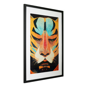GBEYE - Framed print "Strong tiger by Treechild" (50x70cm) x2