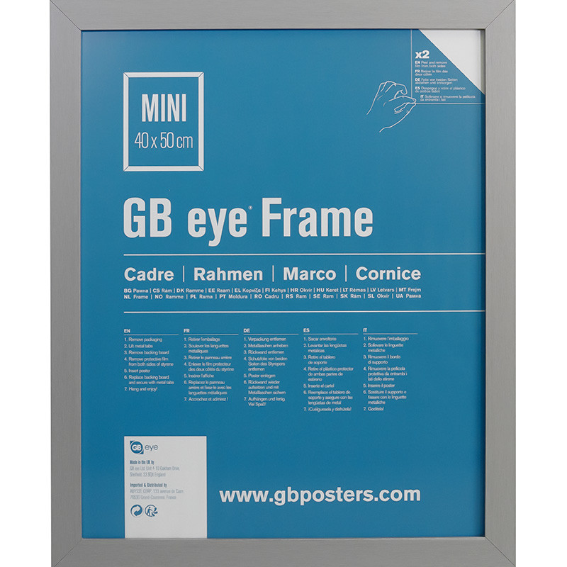 GBEYE - MDF Silver Frame - Mini - 40 x 50cm - X2*