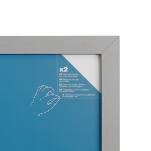 GBEYE - Cadre MDF Argent - Mini - 40 x 50 cm - X2*