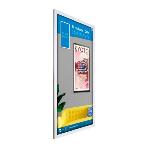 GBEYE - MDF White Frame - PDQ - 50 x 100cm - X2*