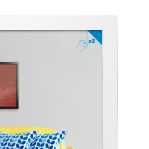 GBEYE - MDF White Frame - 33 x 95cm - X2*
