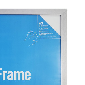 GBEYE - Cadre MDF Argent - 60 x 80 cm - X2*