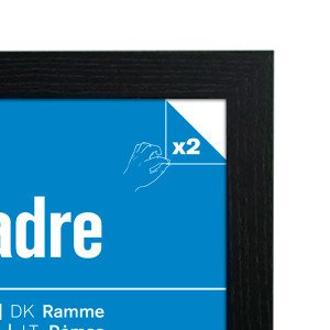 GBEYE - Cadre MDF Noir - 40 x 40 cm - X2*