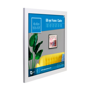 GBEYE - Cadre MDF Blanc - 40 x 40 cm - X2*