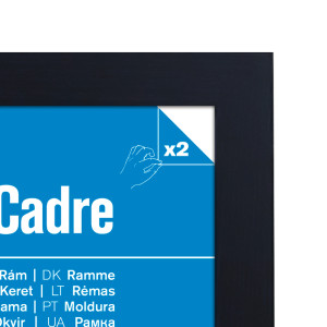 GBEYE - Cadre MDF Noir - 30  x 40 cm - PDC - X2*