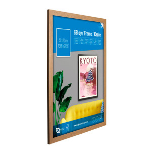 GBEYE - Cadre MDF Chêne - 50 x 70 cm - X2*