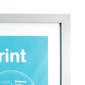 GBEYE - Cadre MDF Argent - 50 x 70 cm - X2*