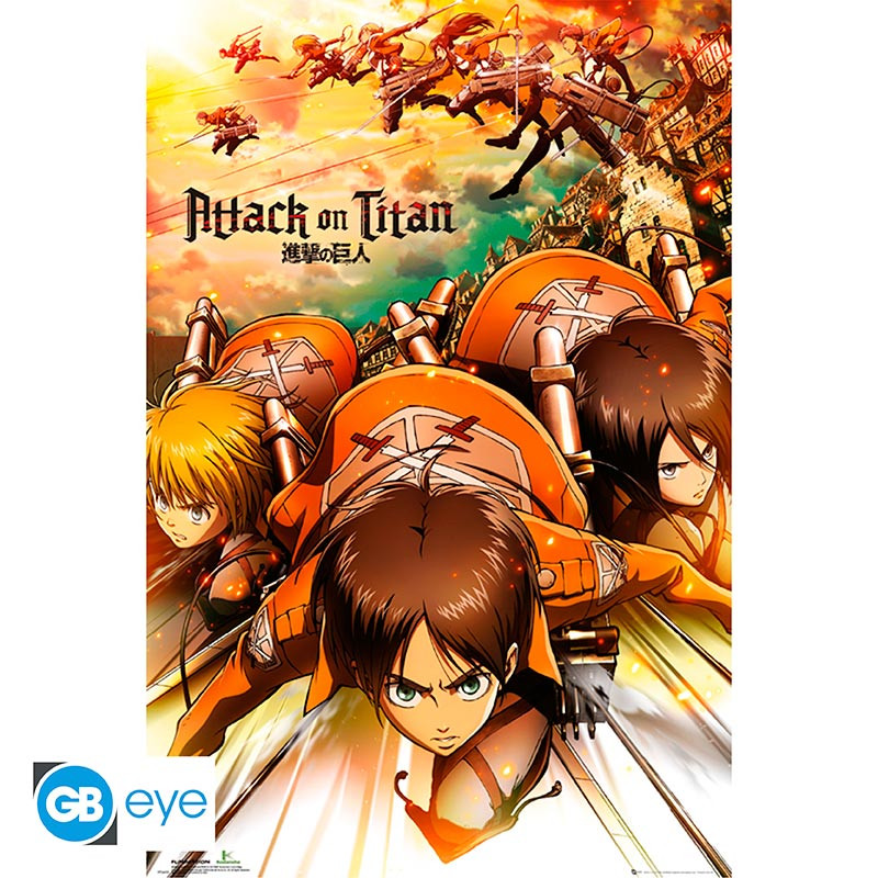 ATTACK ON TITAN - Poster Maxi 91.5x61 - Attack *