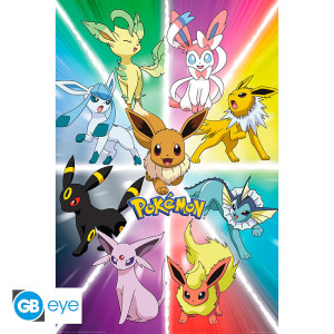 POKEMON - Poster Maxi 91,5x61 FSC Mix - Evoli Evolutions