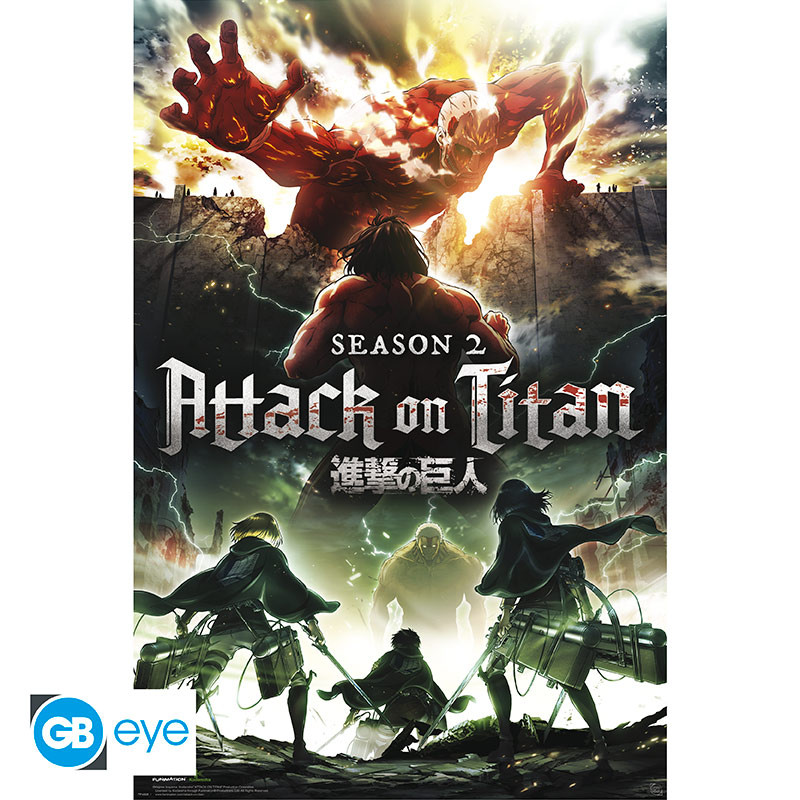 ATTACK ON TITAN - Poster Maxi 91.5x61 - Key Art S2*