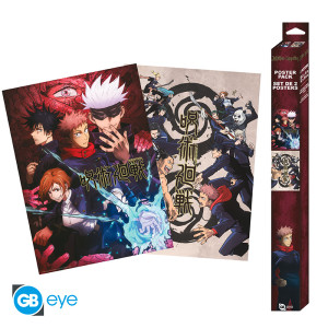 JUJUTSU KAISEN - Set 2 Posters Chibi 52x38 - Group and schools x4*