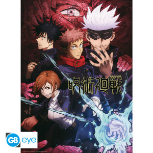 JUJUTSU KAISEN - Set 2 Posters Chibi 52x38 - Groupe et écoles x4*