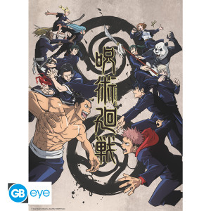 JUJUTSU KAISEN - Set 2 Posters Chibi 52x38 - Groupe et écoles x4*