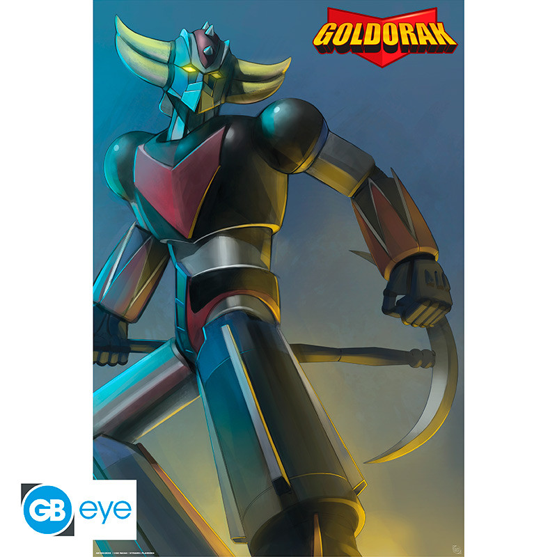 GRENDIZER - Poster Maxi 91.5x61 FSC Mix - Grendizer & Axes