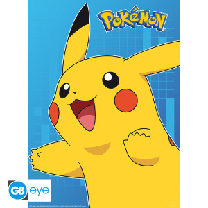 POKEMON - Set 2 Posters Chibi 52x38 - Personnages colorés x4