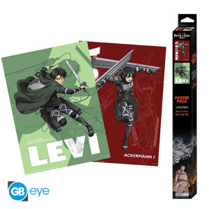 ATTACK ON TITAN - Set 2 Posters Chibi 52x38 - Set 1 x4*