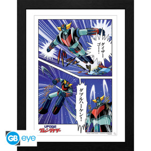 GRENDIZER - Framed print "Grendizer in action" (30x40) x2