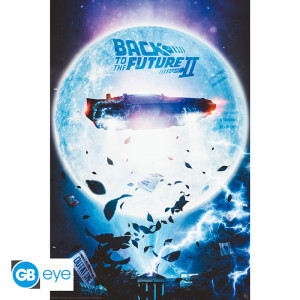 BACK TO THE FUTURE - Poster Maxi 91.5x61 - Flying DeLorean *