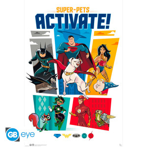 DC COMICS - Poster Maxi 91,5x61 - Super Animaux Activate *