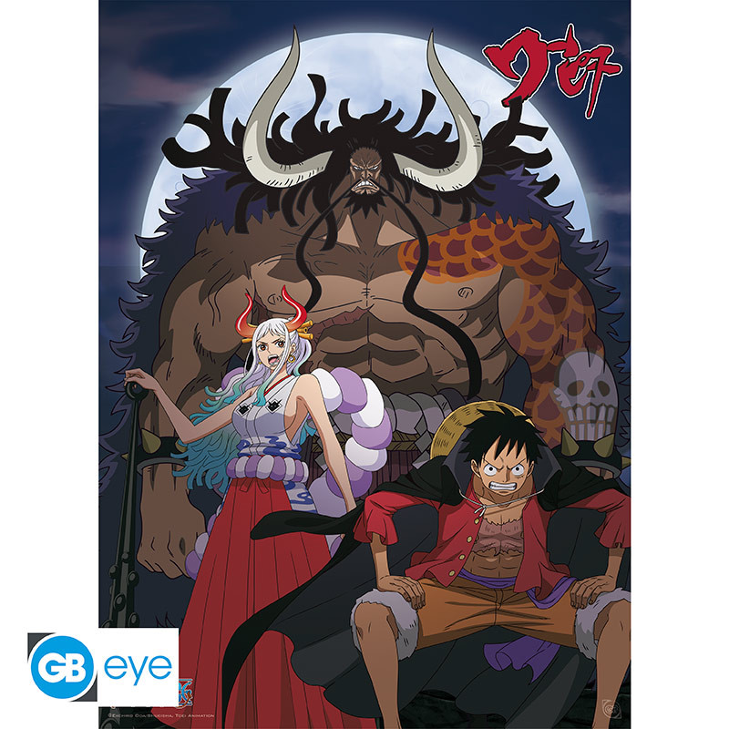 ONE PIECE - Poster Chibi 52x38 - Luffy & Yamato vs Kaido *