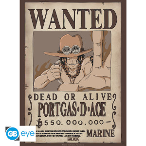 ONE PIECE - Set 2 Posters Chibi 52x38 - Wanted Luffy & Ace x4